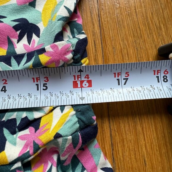 Boden 12R Womens Multicolored Abstract Palm Print Layla Jersey Knee Length Dress - Picture 5 of 16